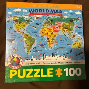 World map puzzle